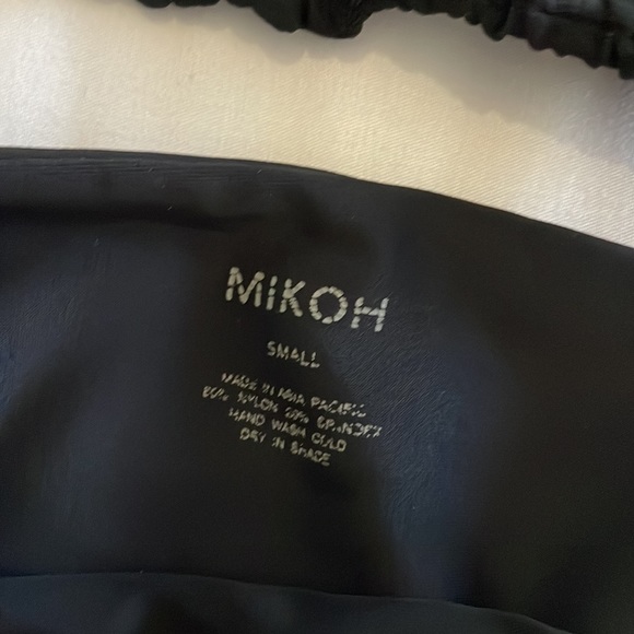 Mikoh women’s bathing suit SET, color: black. triangle top cheeky bottom, size s - Picture 5 of 6